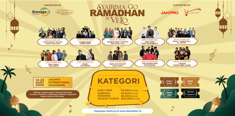 Konser Ramadhan 2025 Hadirkan Haddad Alwi, Nadin Amizah, dan Souljah